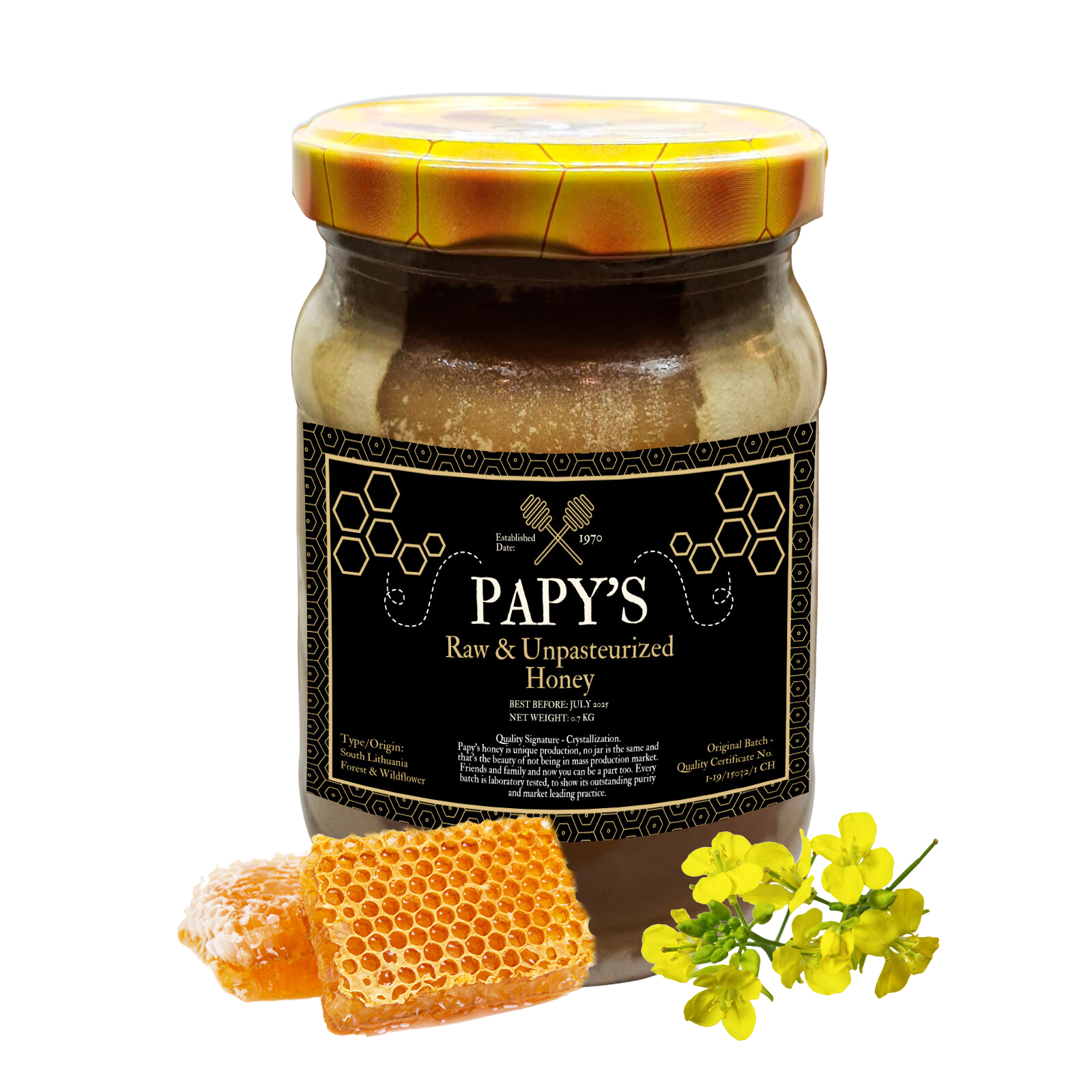 100% Raw Organic Honey - Paypyhoney